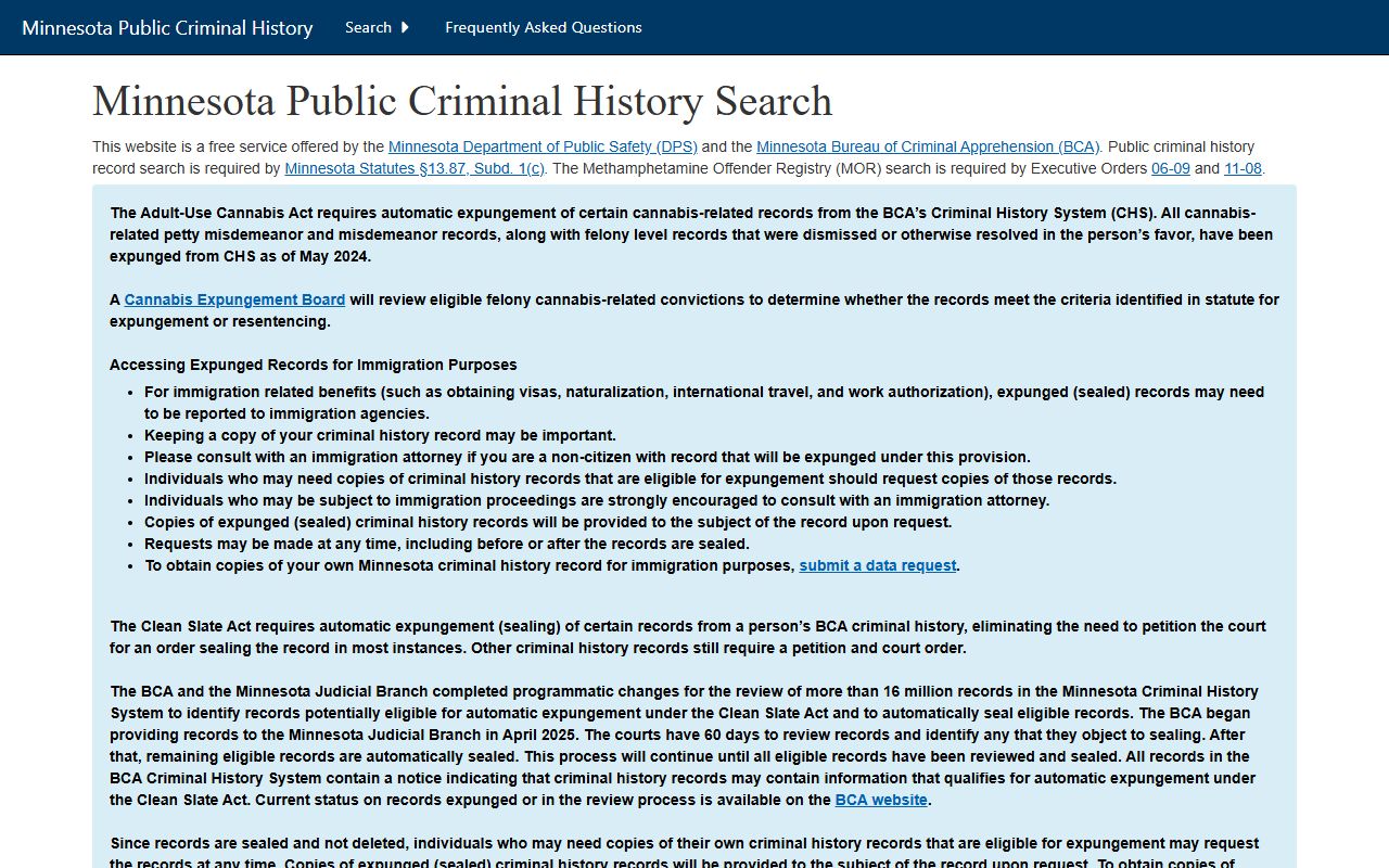 Kittson County criminal court records BCA public criminal history