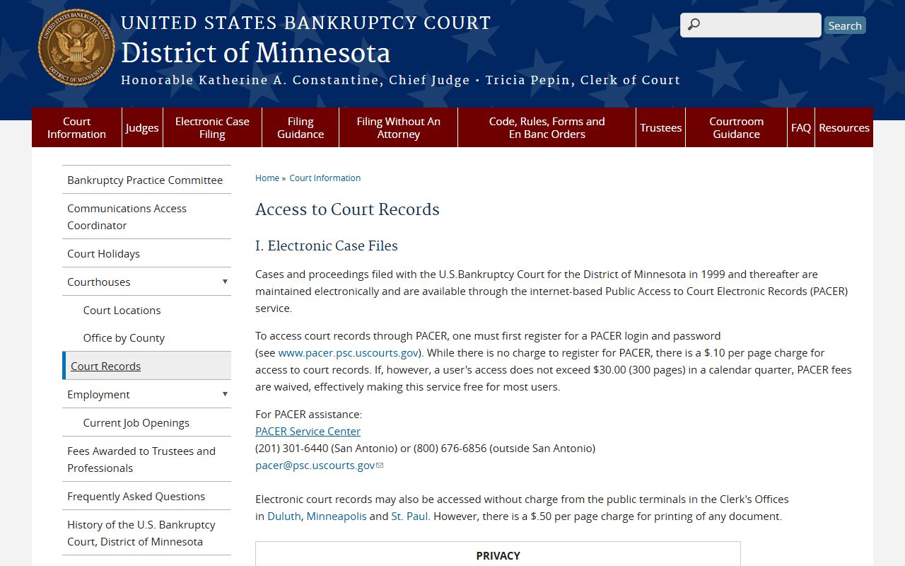 Kittson County probate records compared with bankruptcy access records